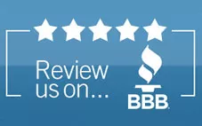 5 Star reviews on BBB