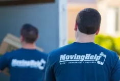 MovingHelp movers wearing branded T-Shirts
