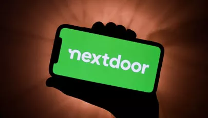 Nextdoor on a mobile phone