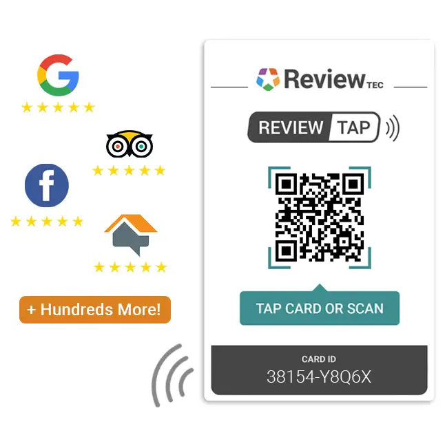 Customizable ReviewTap Cards