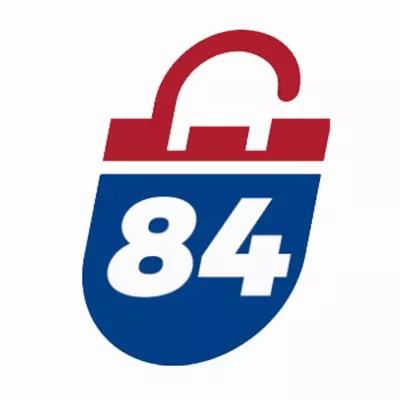 84 Locksmith Logo