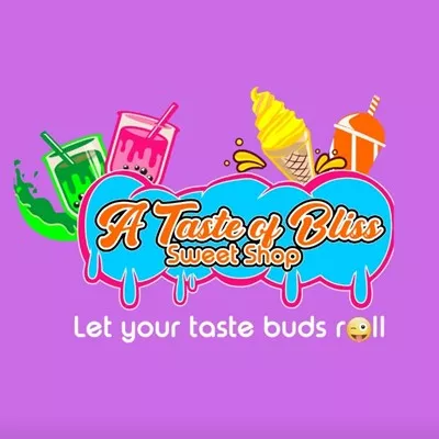 A Taste of Bliss Sweet Shop logo