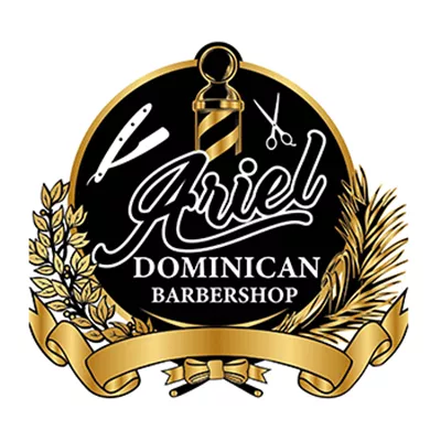 Ariel Dominican Barbershop 2  Logo