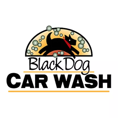 Black Dog Car Wash Logo