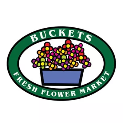 Buckets Fresh Flower Market Logo