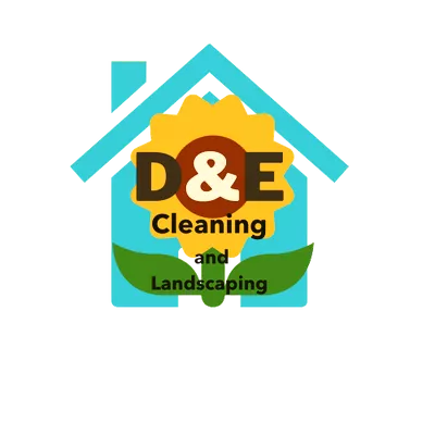 D & E Cleaning and Landscaping Logo