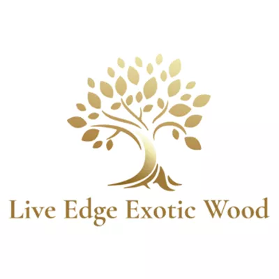 Live Edge Exotic Wood Logo