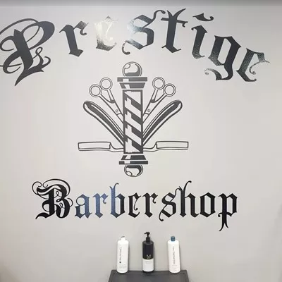 Prestige Barbershop Logo