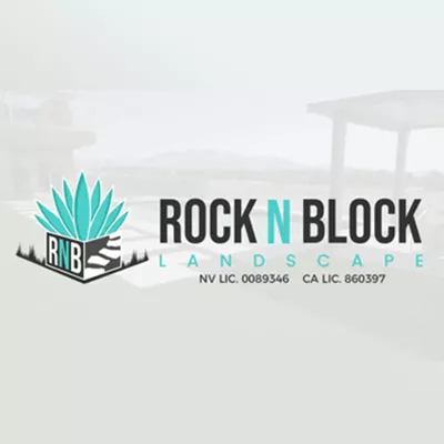 Rock N Block Landscape Logo